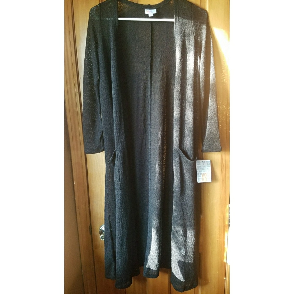 LULAROE. Xs Solid Black Sarah.